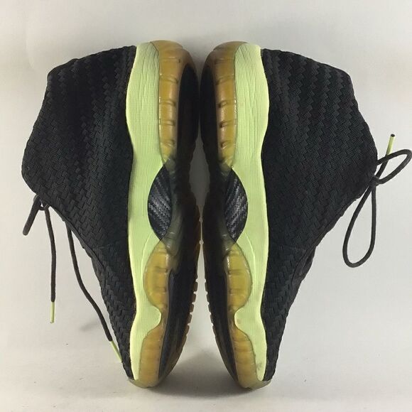 Nike Air Jordan Future GG shoes black liquid lime size 4.5 Y womens 6 685251-018 - Picture 7 of 8